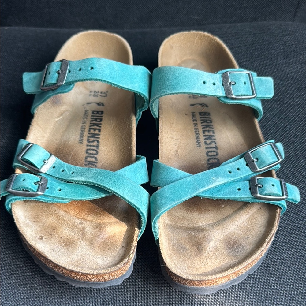 Birkenstock Franca Sandals - Teal